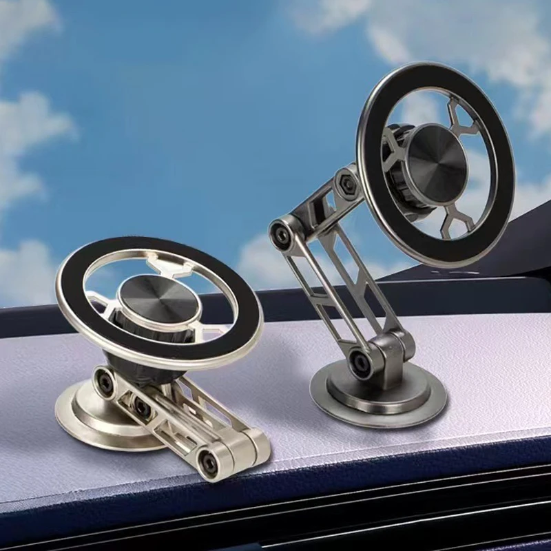 306 °   회전 금속 자기 자동차 전화 홀더 접이식 Magsafe 전화 스탠드 공기 환기 자석 마운트 모든 전화에 대한 GP..