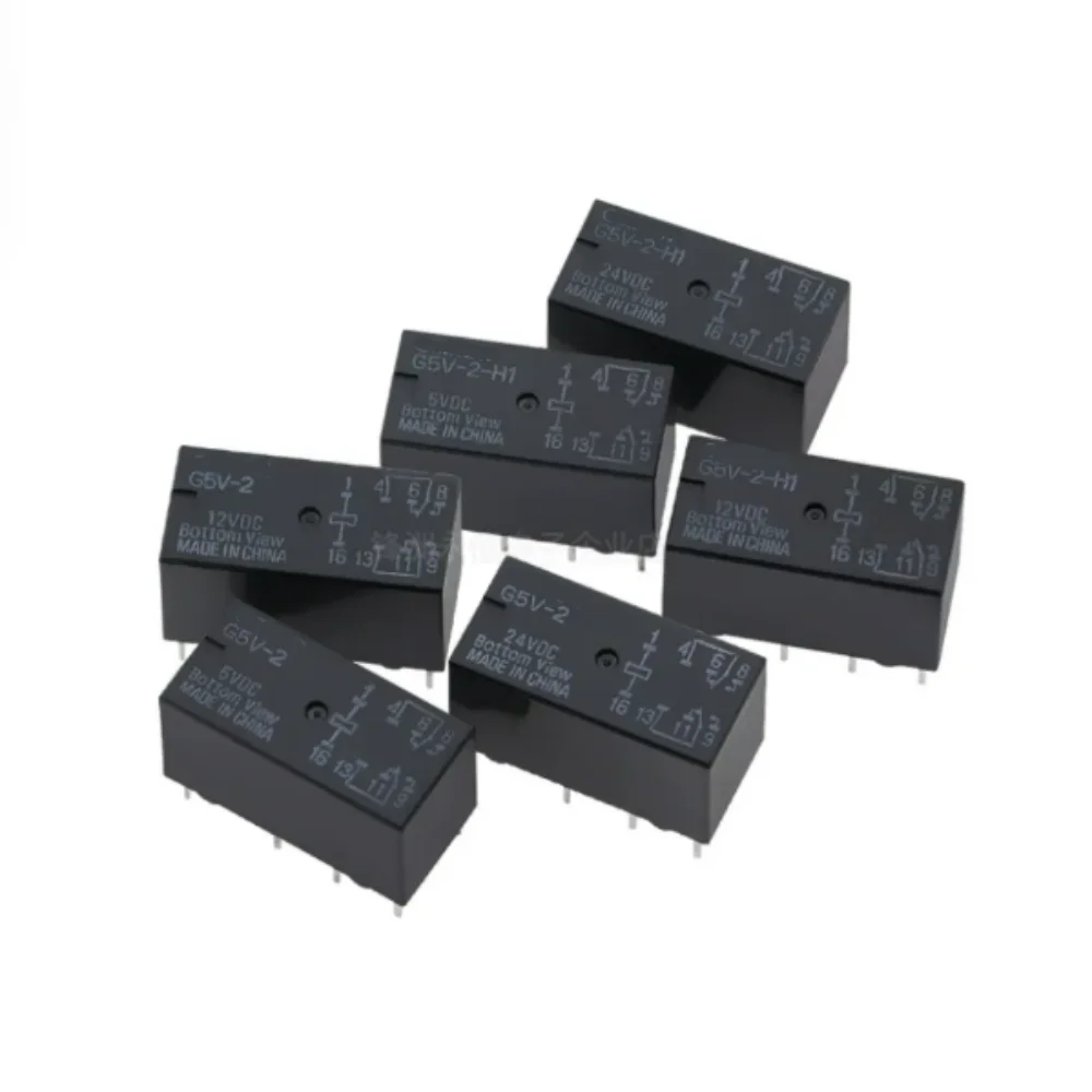 4PCS 8-Pin Miniature Electromagnetic Relays