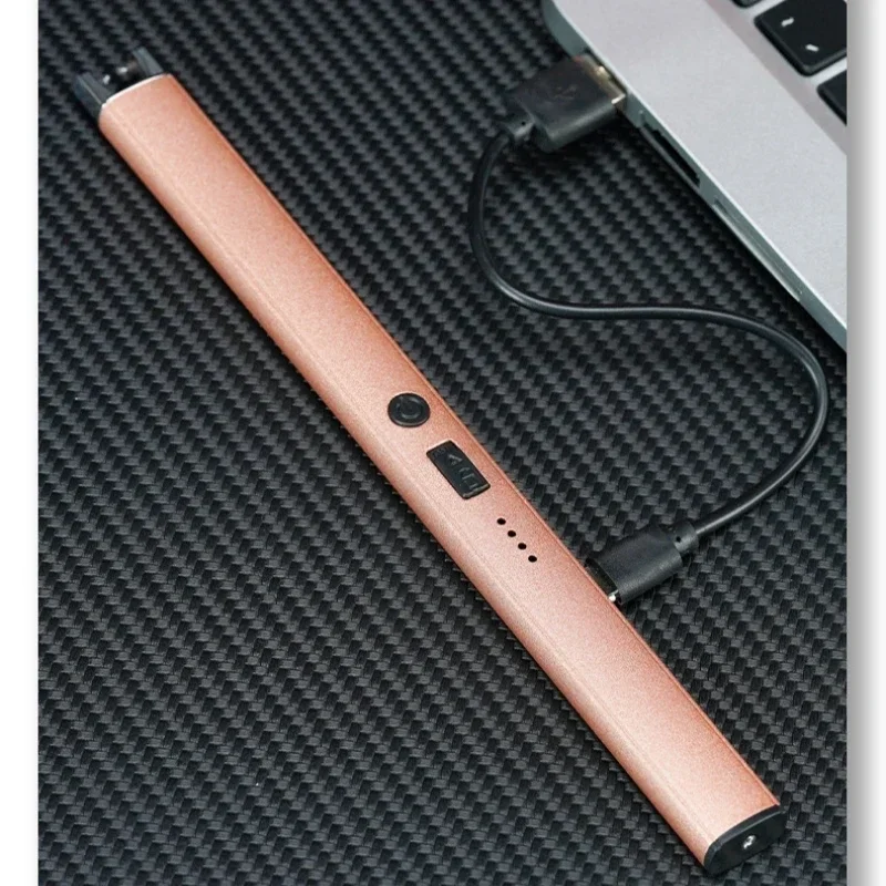 USB Rechargeable Lighter Kitchen Electric Arc Ignition Windproof Pulse Flameless Plasma Ignition Candle Lighters Outdoor BBQ 5