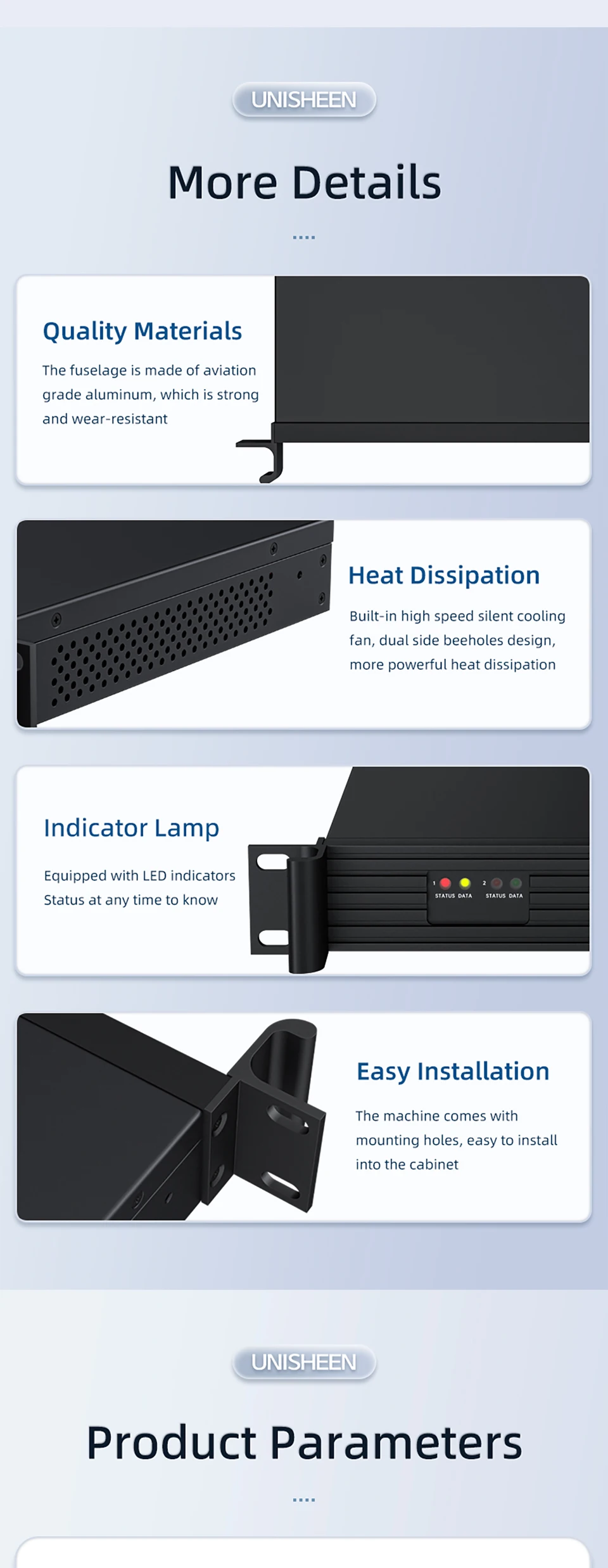 1U Rack SRT RTSP RTMP  H.265 H.264 3G SDI  Onvif IP Video Encoder IPTV Live Broa