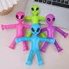 Suction Cup Telescopic Tube Alien Toys Variable Decompression Kids Early Education Puzzle Toys Fun DIY Interactive Game Props 6