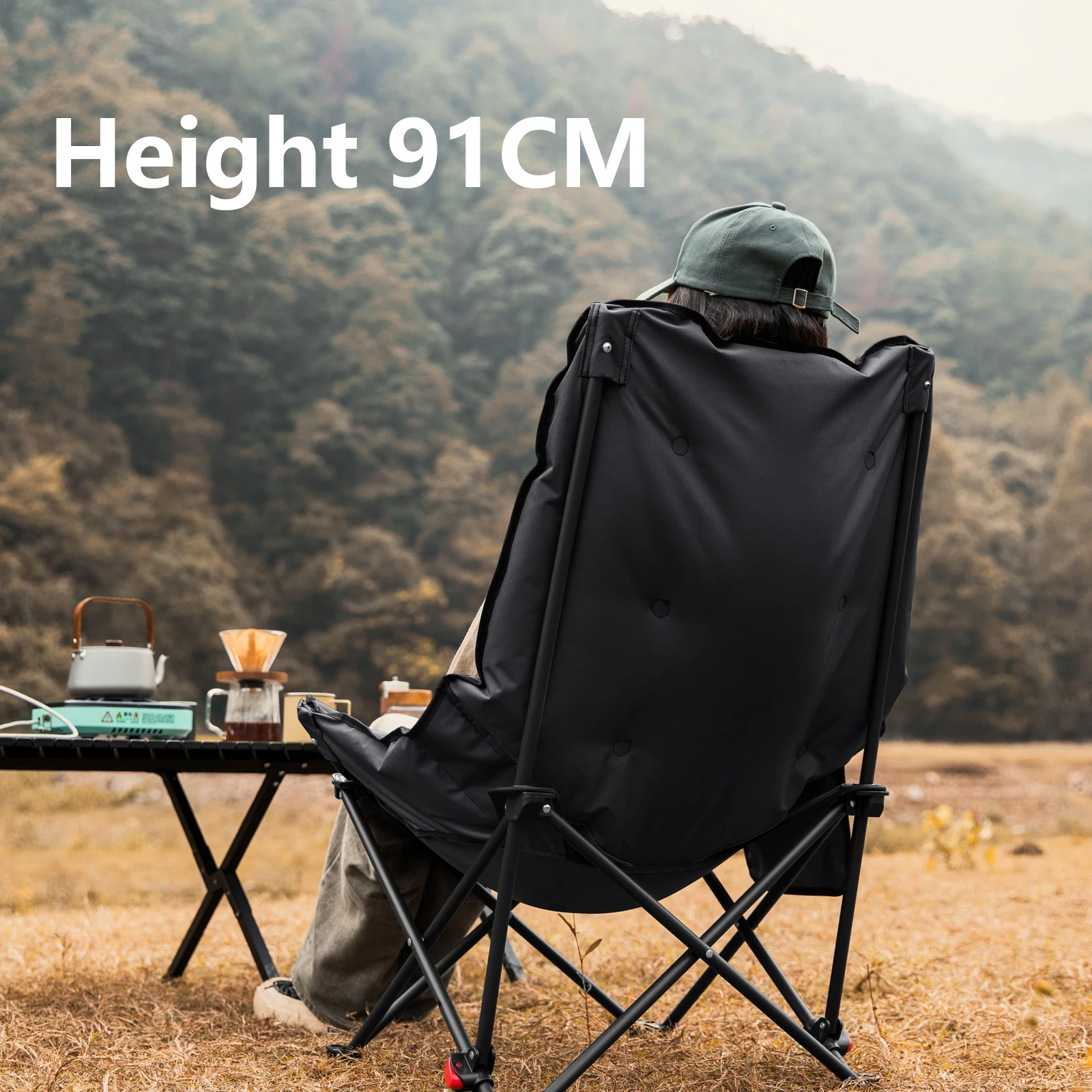 Adjustable High Back Moon Chair 3