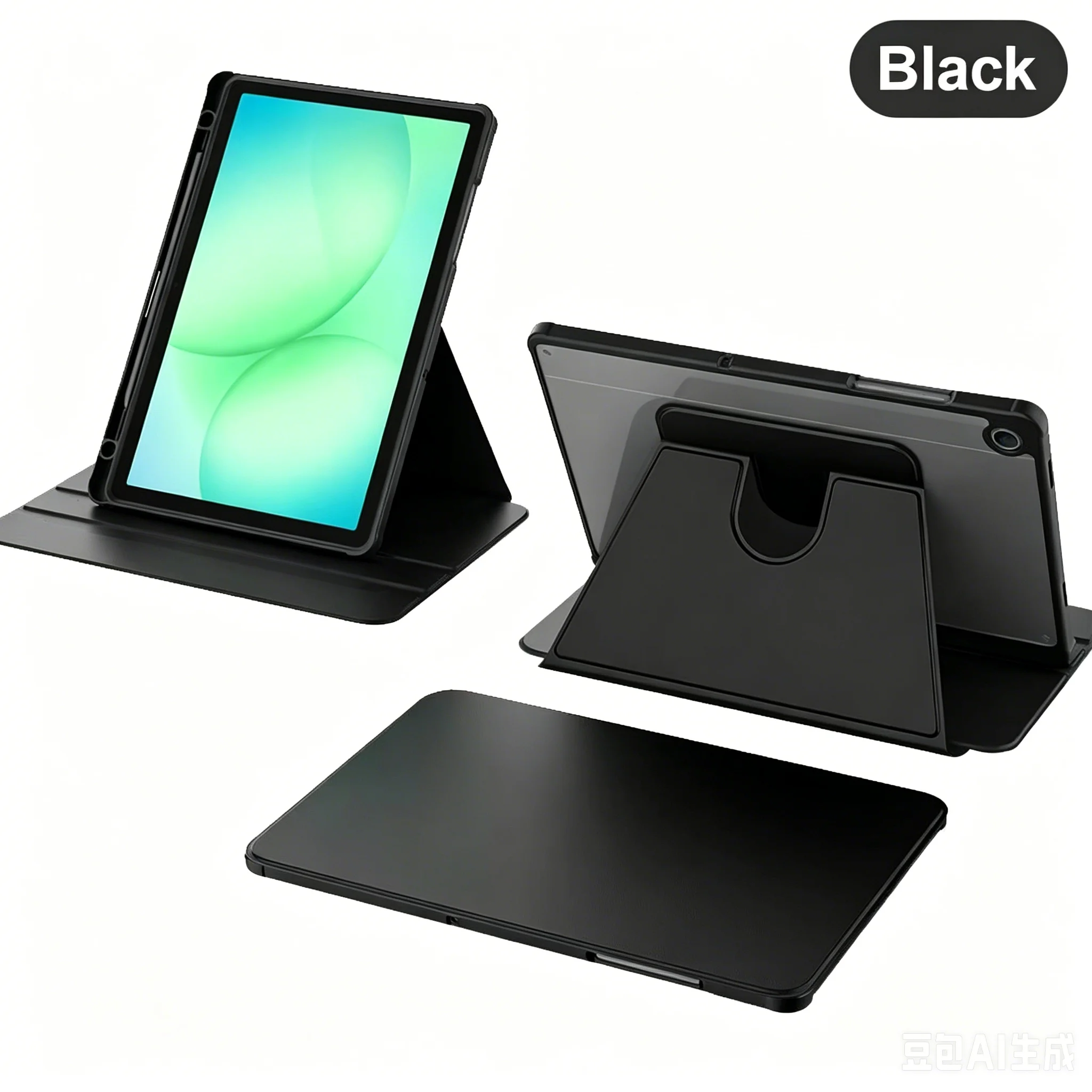 360 Rotating Acrylic Case with S Pen Slot and Auto Sleep/Wake Feature