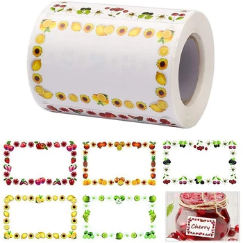 250Pcs Rectangle Canning Labels for Food Containers Jars Kitchen Restaurant Storage Organization,Can write,1.2" x 2" 1