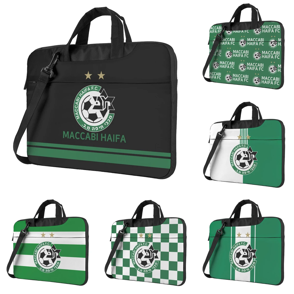 Израиль Maccabi Haifa FC тонкая дизайнерская сумка для ноутбука работы и деловых