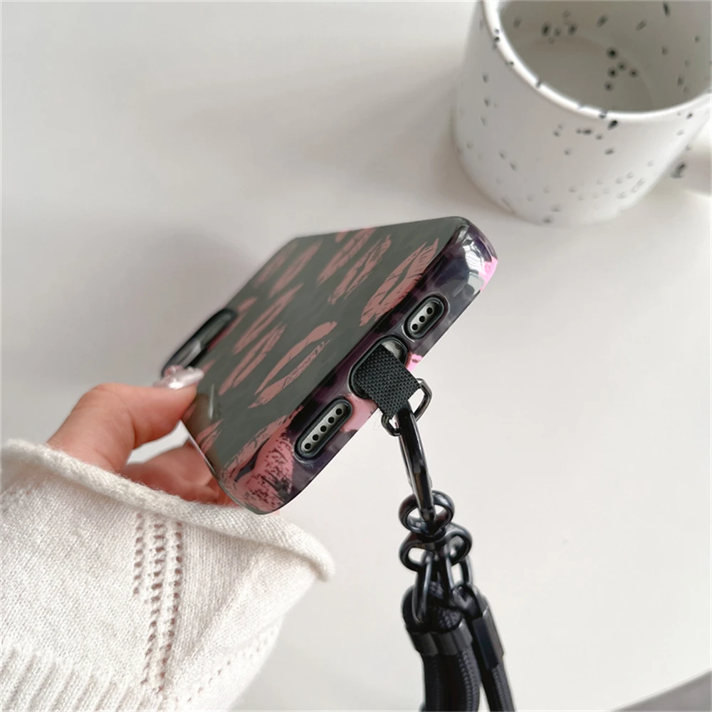 Sexy leopard print intInclusive Magnetic Phone Case Two-In-One Film Protective Shell For iPhone 15 14 13 12 11 Pro Max Plus Mini