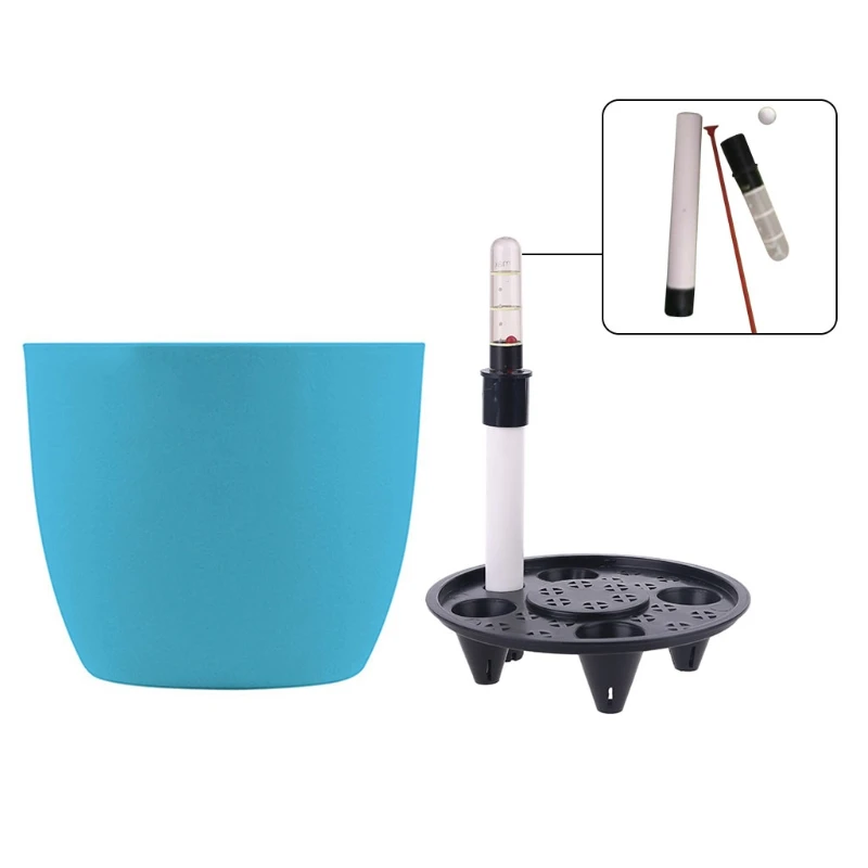 PP Self Watering Flower Pots with Water Level Indicators