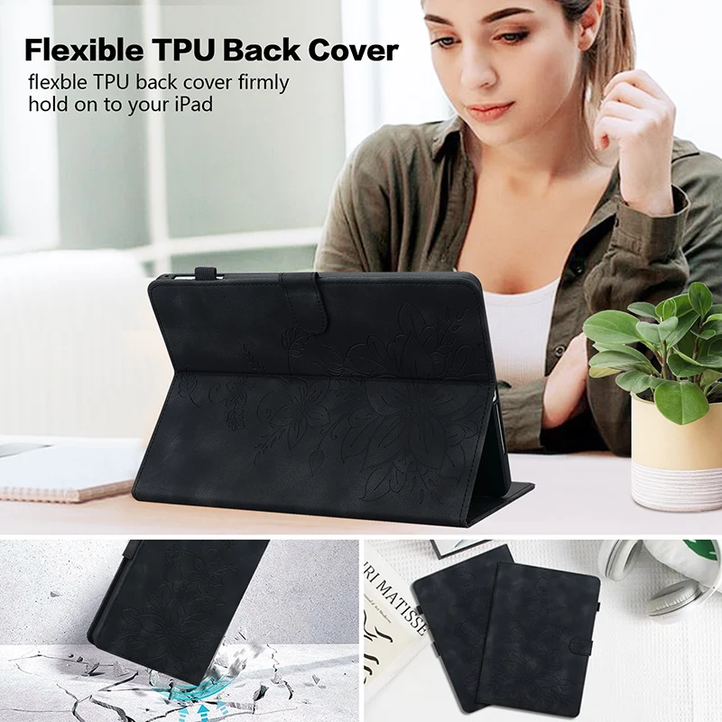 Premium PU Leather Tablet Stand Cover - Elegant, Durable, and Versatile Design