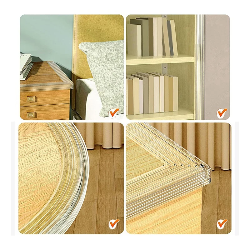 1Set 6 Metres And 4 Corner Protectors Protects Corners And Edges Corners Edges PVC B