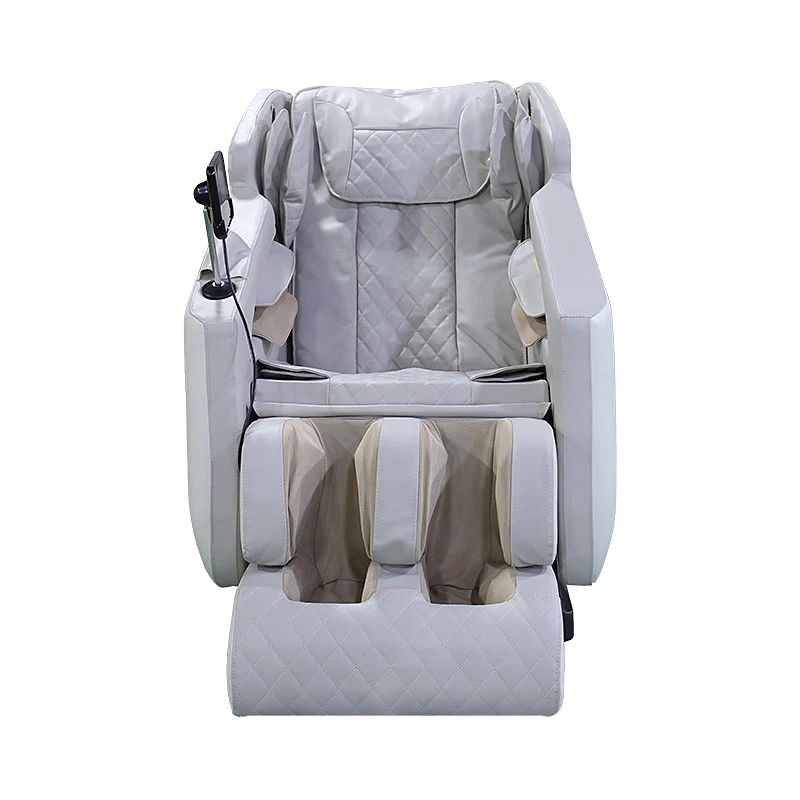 White high-end home and office full body acupressure massage chair 3