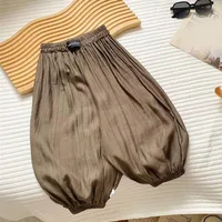 New Baby Solid Anti-mosquito Pants 2024 Summer Children Loose Pants Boys Infant Casual Pants Girls Cotton Trousers Kids Clothes 2