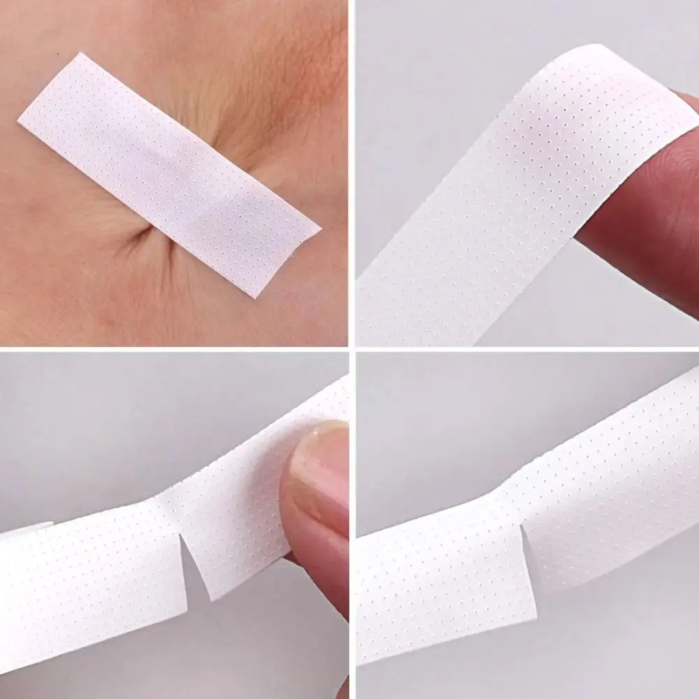 Hot Adhesive Eyelash Extension Tape Non-woven Fabric Lash Tape Breathable White Adhesive Lash Tape for Eyelash Extension