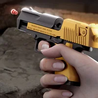 Mini Desert Eagle Toy Gun Fidget Toys Shell Ejecting Pistol Boys And Girls Shooting Game Birthday Gift Dropshipping 1