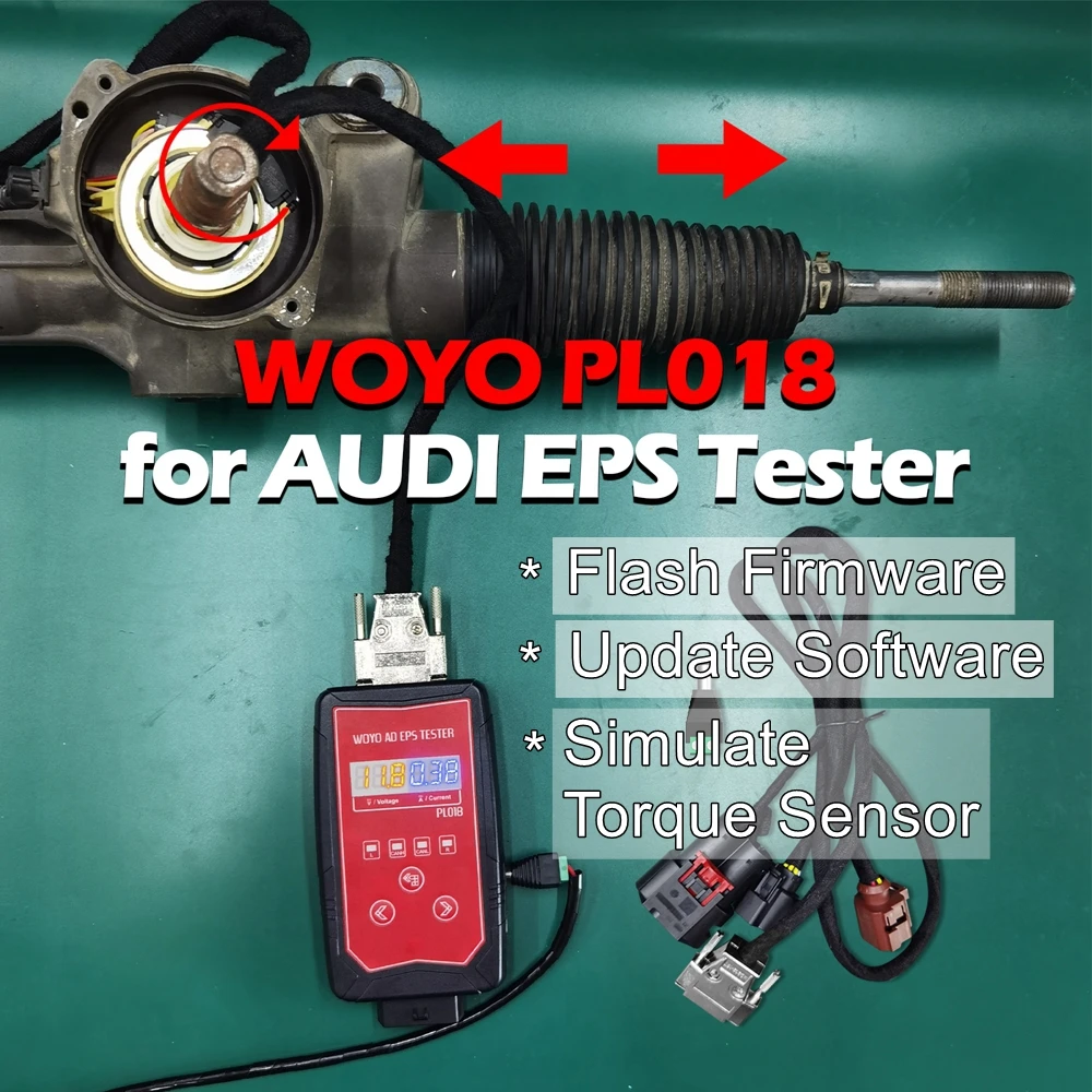 Woyo pl018 עבור audi a4 a5 q7 הילוך הגה מנוע eps בודק pl008 עבור היגוי כוח חשמלי Bmw