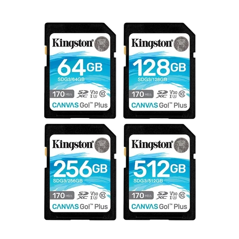 Kingston SD ī, SDG3 ޸ ī, ִ 170 MB/s б V30 U3 ÷ ī, ī޶ C10, 64GB, 128GB, 256GB