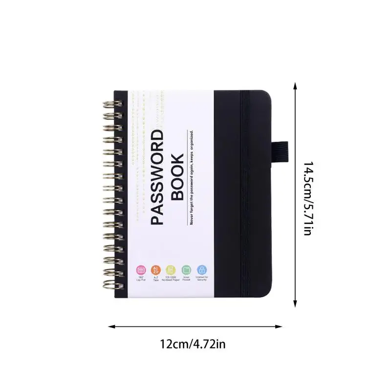 Internet Address Organizer Logbook Portable Record Books Address Books Secure Password Book Safe Address Organizer For Family