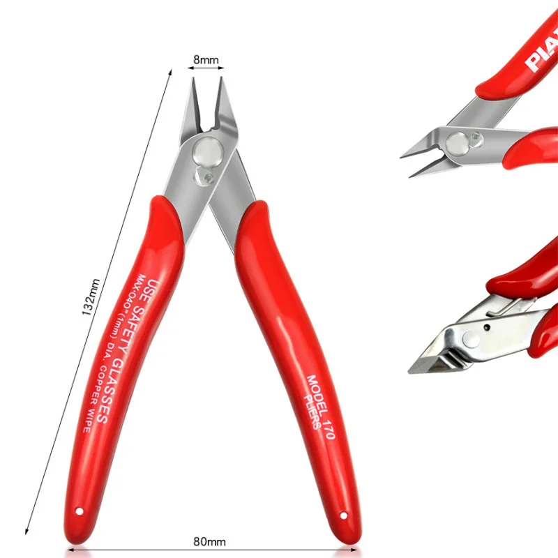 Dykes Needle Nose Pliers with Wire Cutter (5-Inch) 