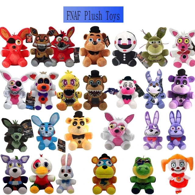 18cm FNAF Plush Toys Kawaii Freddys Animal Foxy Bonnie Bear Ribbit Stuffed  Plush Toys In Stock Plush Birthday Gift for Kids - AliExpress