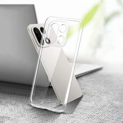 Flexible Durable Clear TPU Phone Case - 360° Soft Transparent Shockproof Shield for OnePlus 15 (Clear)