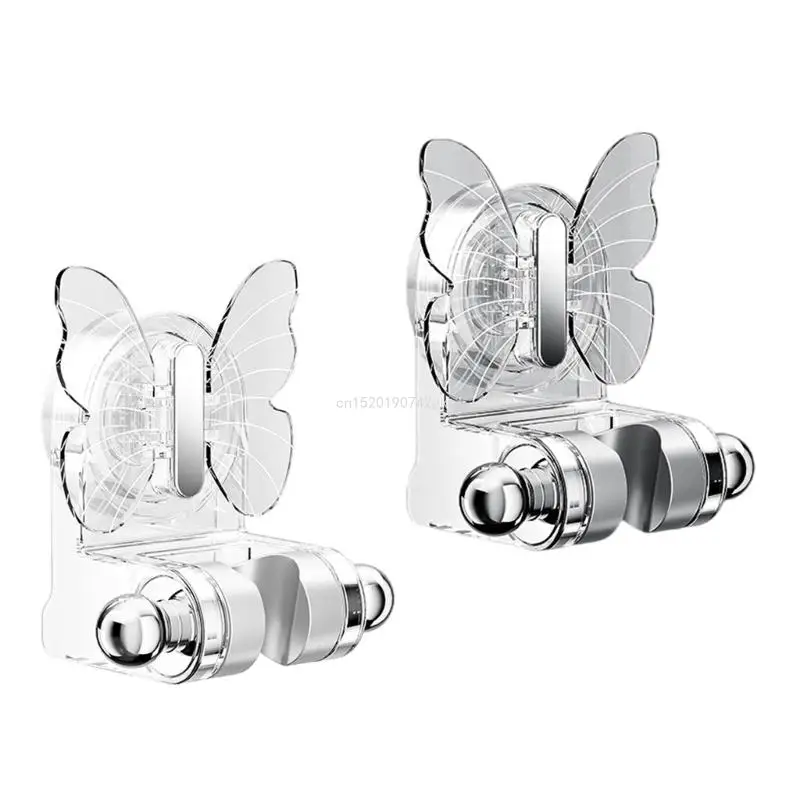 Suction Cup Shower Head Holders Wall Mount Handheld Bracket Not Drilling