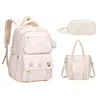 3 Pcs/Set School Bag for Girls Children Backpack Schoolbag Teenage School Child With Lunch box Pencil Case Kids Book Bag 2024 2