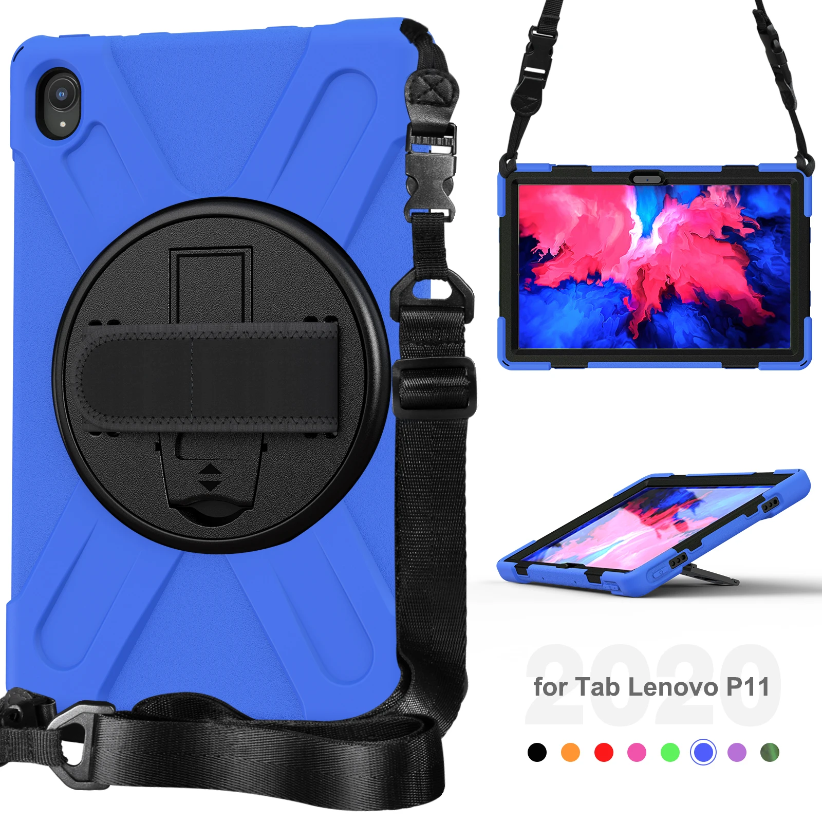 Durable Tablet Case with Hand & Shoulder Strap