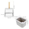 Stainless Steel Cat Litter Scoop Fine Sifting Mesh Large Heavy Duty Efficient Cleaning Comfortable Grip Cat Litter Scoop Set 3