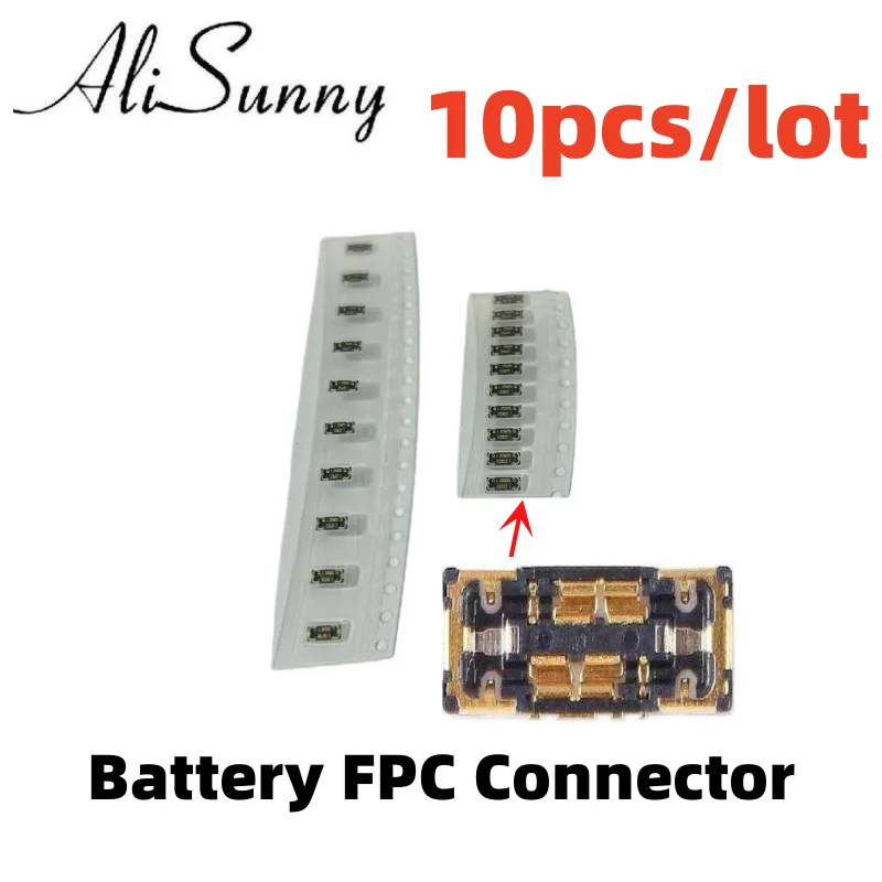 Battery FPC for iPhone 8 Plus X XS XR 11 12 13 Pro Max 6 6S 7 14 Connector Port on Board Clip Plug Flex Cable 10pcs