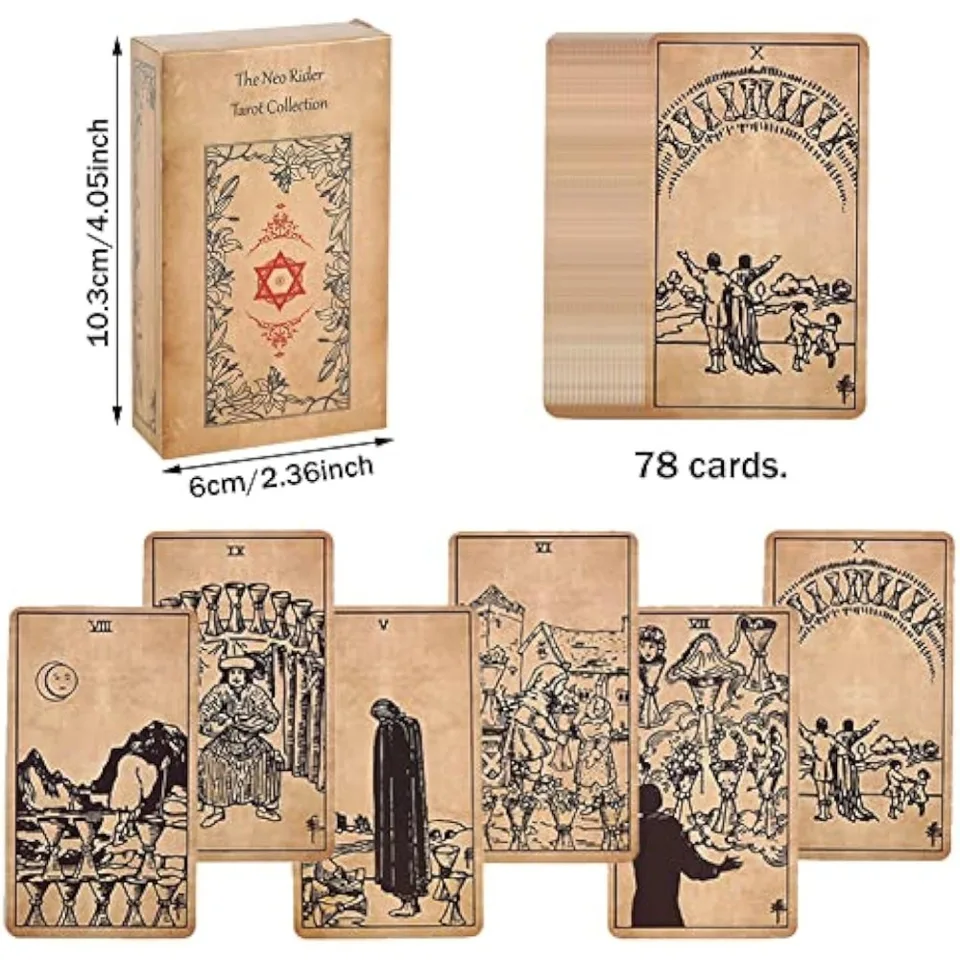 The Neo Rider Tarot Collection Deck 10.3*6cm 78 Pcs Classic Tarot