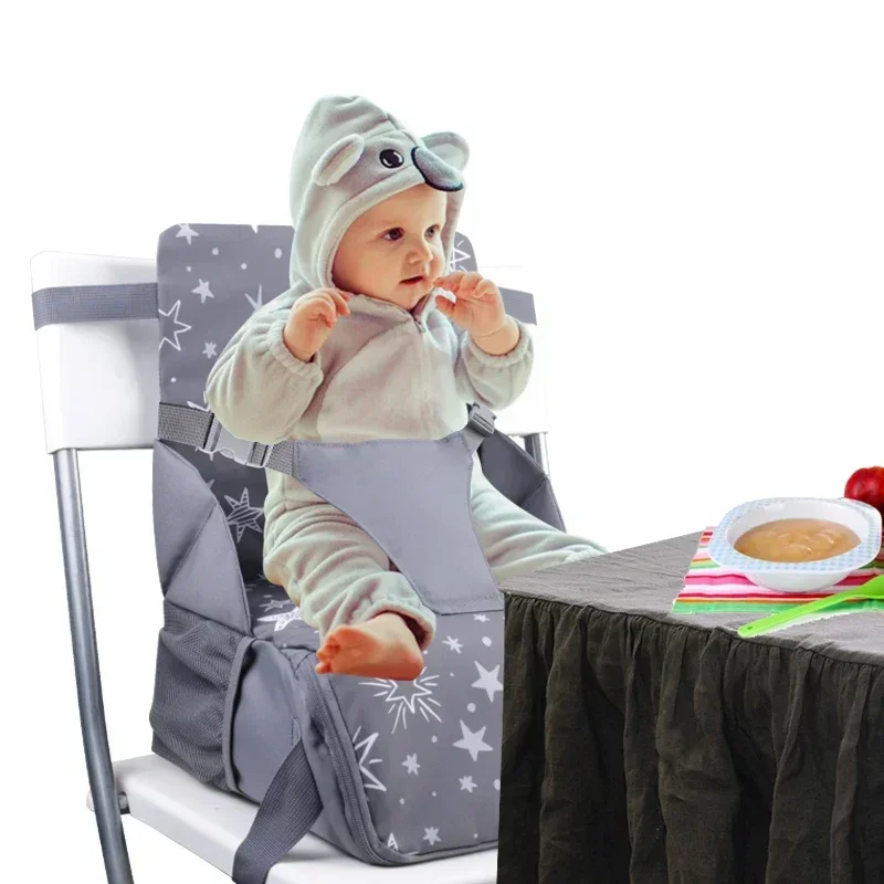 INSULAR 2 In 1 Baby Booster Seat Mommy Bags Portable Kid Safe Seat Pads Comfortable Height Chair Cushion Multi-functional Packs