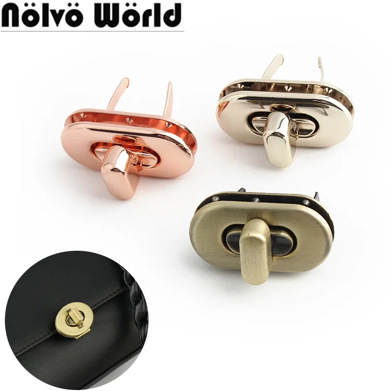 Leather Accessories Bag Lock Diy Metal Leather Handbag Lock 510