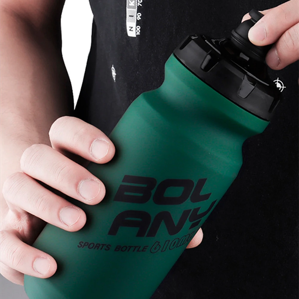 Bicycle Water Bottle 610ml Cycling Ultra Light Leak-Proof Squeezable Taste-Free Fitness Camping Hiking Sports