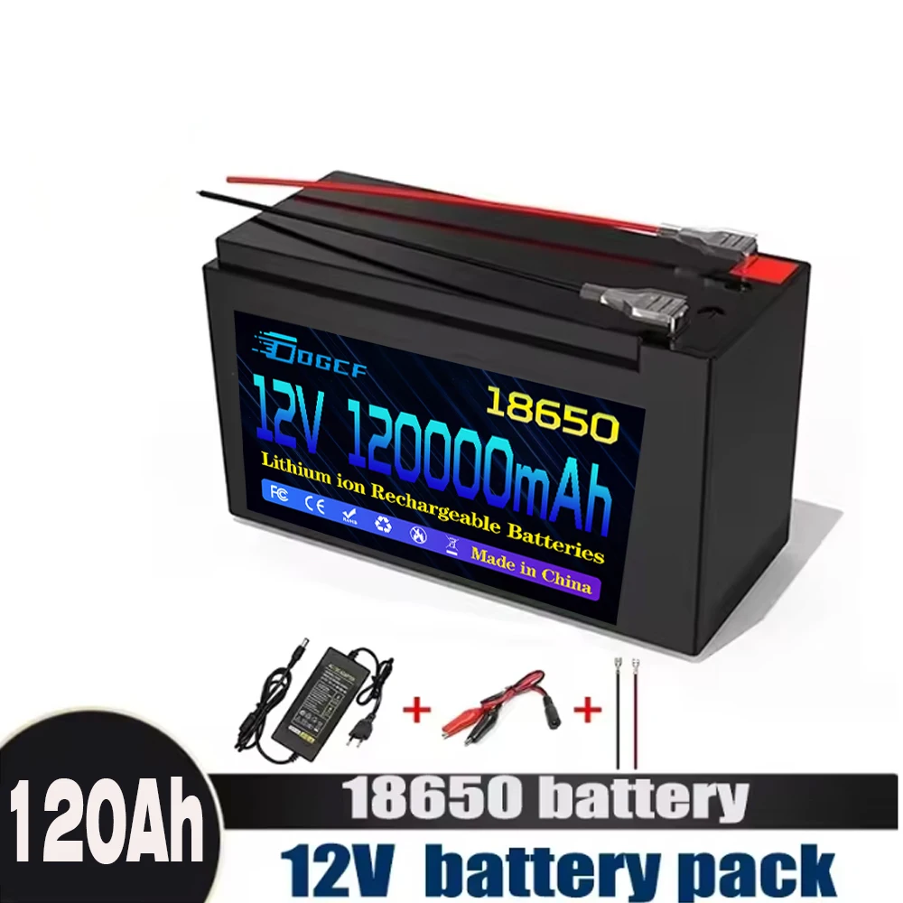 🌤️️️ Versione aggiornata 2026 della batteria al litio-ferro-fosfato, campione di vendite, batteria al litio 12V 120Ah portatile ricaricabile - immagine 5