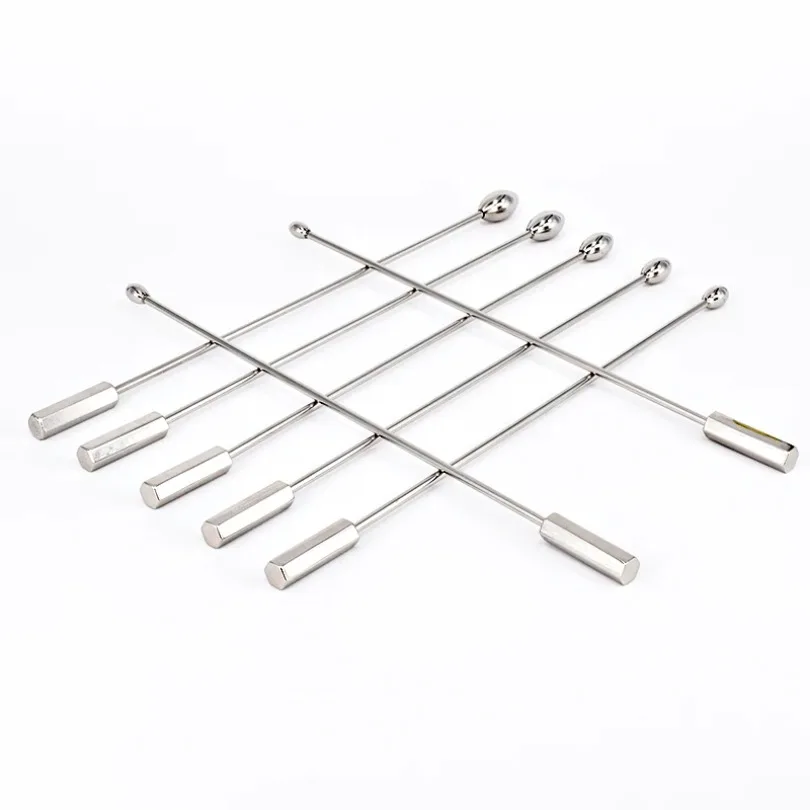 SODANDY 7PCS Penis Plug Urethral Stretcher Dilators Stainless Steel Urethra Sound Sex Products Stretching Male Chastity Device