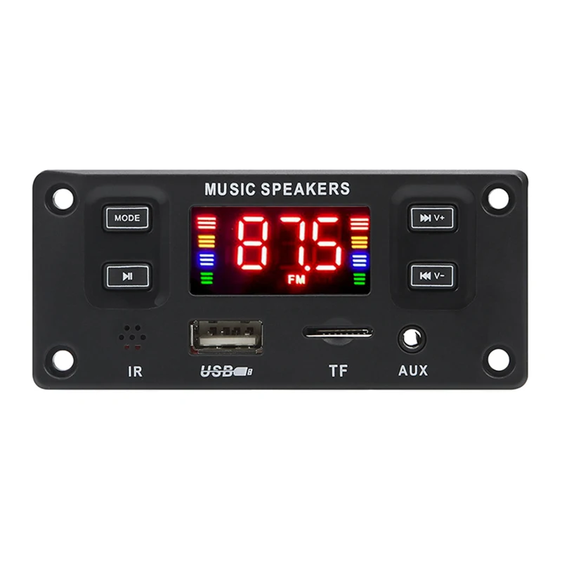30W + 30W 블루투스 호환 디코더 보드, 오디오 스테레오 파워 앰프 보드, 녹음 지원, TF 카드, U 디스크, AUX 라디오