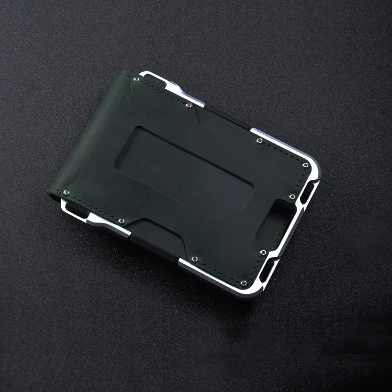 Elegant RFID-Blocking Leather Wallet for Men - Slim, Multi-Functional Card Holder and Money Pouch