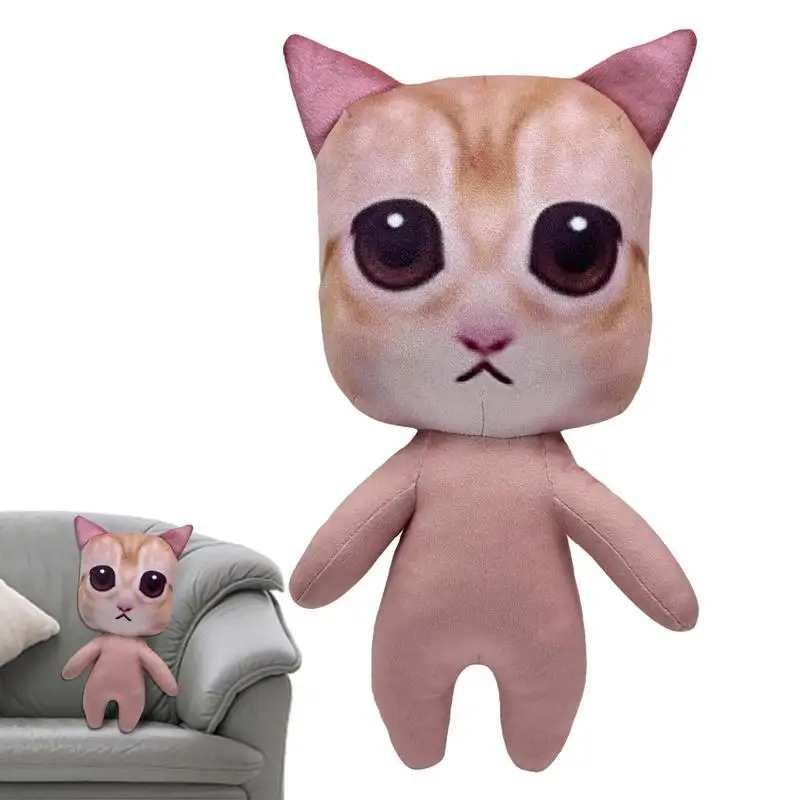 Cat Plush Cat Doll Cat Pillow Cushion High Quality Huggable Comfortable Cat Shape For School Amusement Park Toys For Children