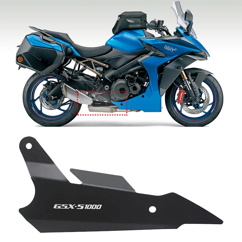 

Для Suzuki GSX-S1000GT 2022 GSX-S1000 GSX-S1000F 2015 защита для выхлопной трубы мотоцикла, тепловой щит, защита от ожогов