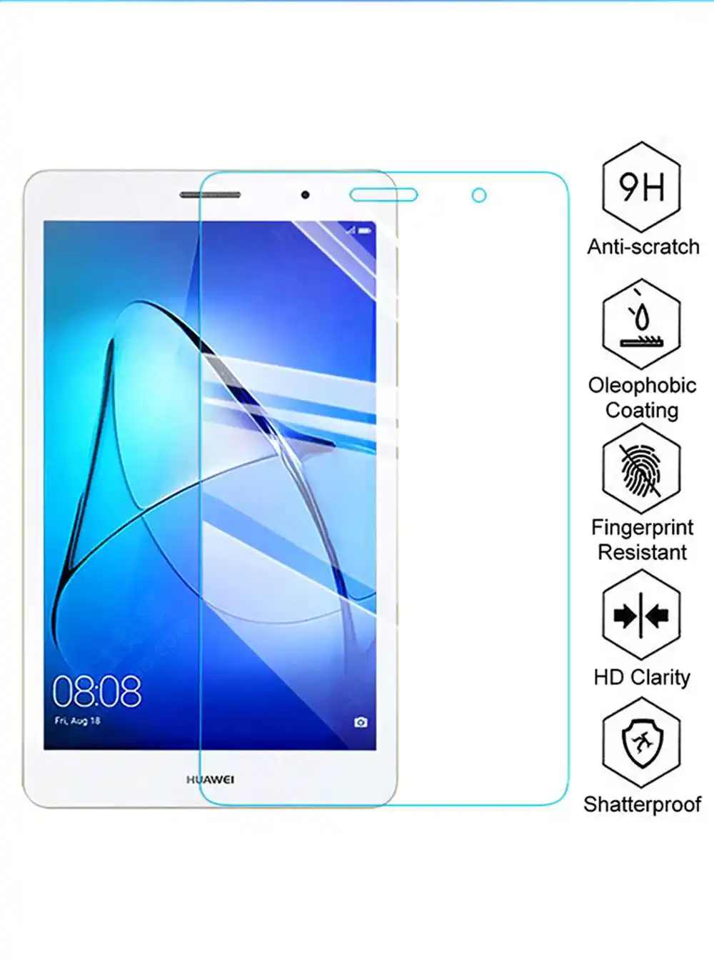 Protective Tempered Glass For Huawei MediaPad T3 8 7 Screen Protector Film tablet holder for car