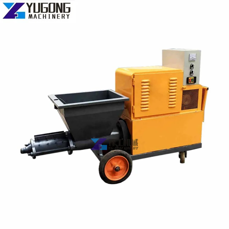 

220V/380V Wall Sand Cement Mixer Mortar Plastering Diesel Spray Machine Concrete Foaming Machine