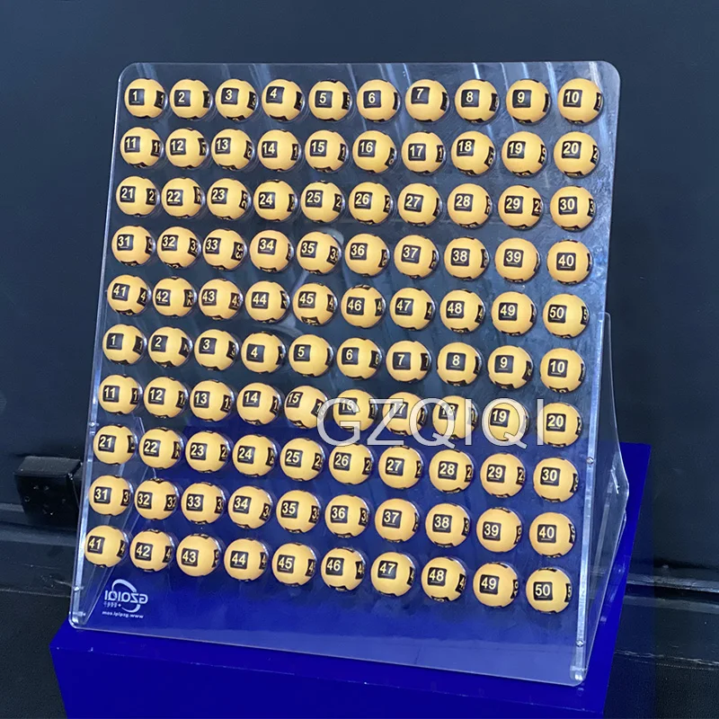 Display stand for lottery ball mini bingo bingo lotto