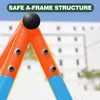 Swing Sets for Backyard, 550LBS Swingset Outdoor for Kids, Basketball Hoop, Climbing Ladder and Nets 3