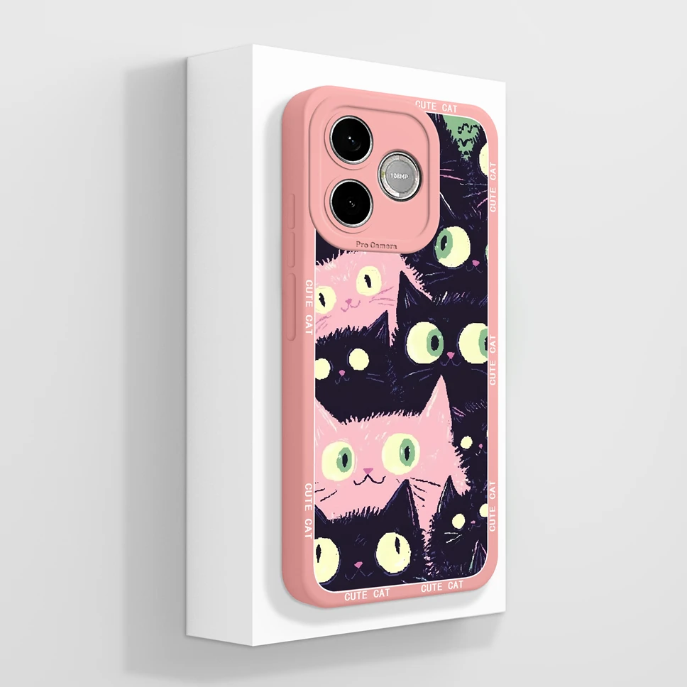 Pretty Flower Shockproof Silicone Phone Case with Camera Protection