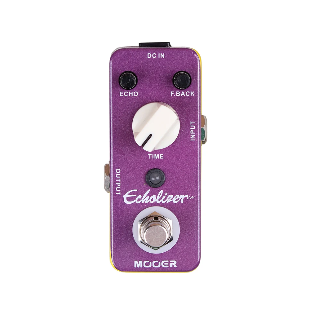 

MOOER Echolizer Delay Guitar Effect Pedal 25ms-600ms Delay Time True Bypass Micro Pedal Electric Guitar Parts & Accessories