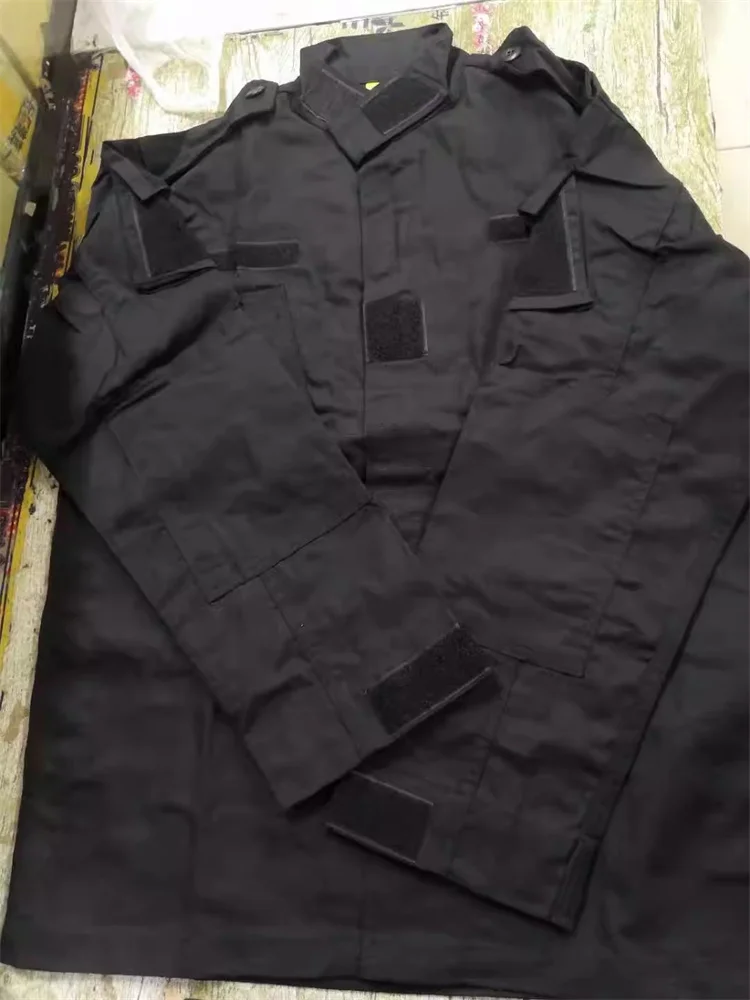 Tactical Tom ACU Edition BK Black Military Fans PMC Combat Style Training Outdoor Sports Hiking Climbing Suit