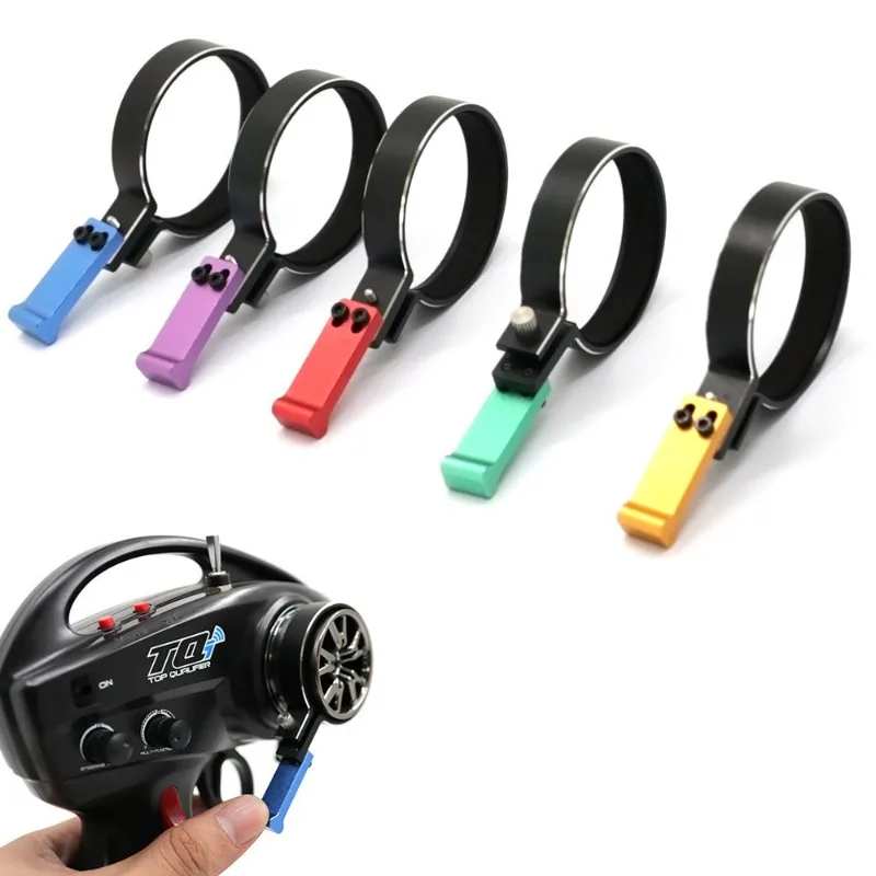 

1Pcs one-hand handwheel controller is suitable for 1/10 climbing car SCX10 TRX4 TRX6 remote control modification upgrade