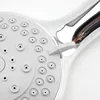 10cm big Handheld Shower Head Water Sprinkle Bathroom Shower Accessories Multi-functions 4-speed ABS Universal Interface 4