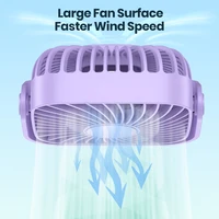 TOPK 4Inch USB Mini Desk Fan,3 Speeds Quiet Portable Desktop Table Fan,360°Adjustment Personal Small Fan for Bedroom Home Offic 2