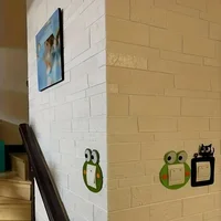 5-15pcs 35cm x 35cm 3D Self-adhesive Solid Color Wall Sticker Waterproof DIY Living room  Background Brick Pattern Home Decor ﻿ 4