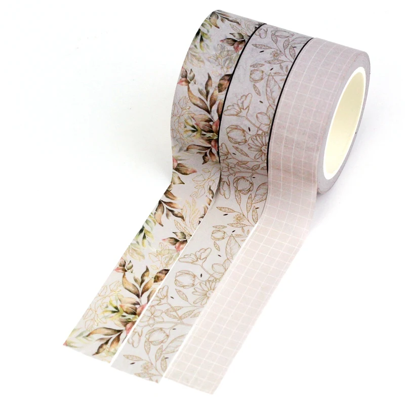 Single Roll 10M Deco Cute Neutral & Beige Leaves Washi Tape Set for Planner  Scrapbooking Masking Tape Stationery Supplies